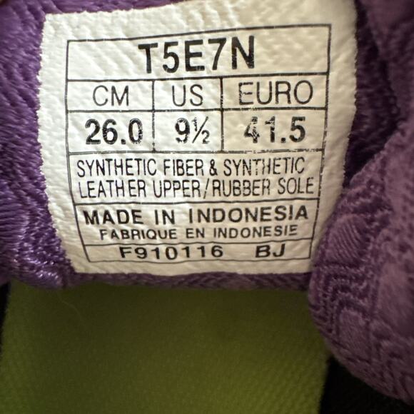 Women's Size 9.5 ASICS Gel Cumulus 17 US Runners Shoes Purple Yellow - Picture 9 of 10